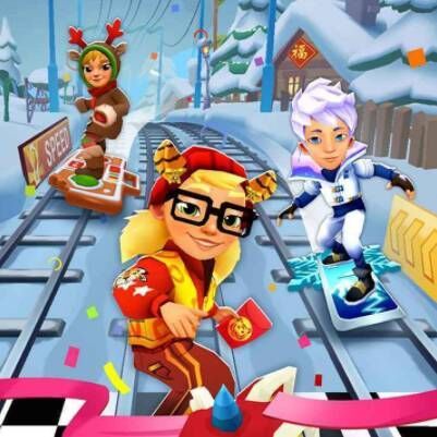 Subway Surf<span>(Arctic map)</span> screenshot image 6_funmod.online