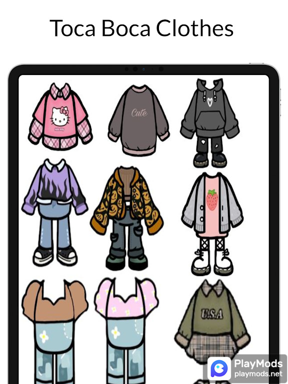 Toca Boca Clothes Ideas screenshot image 1_funmod.online