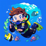 Drew the Diver<span>(Unlimited Money)</span>1.0_Popularmodapk.com