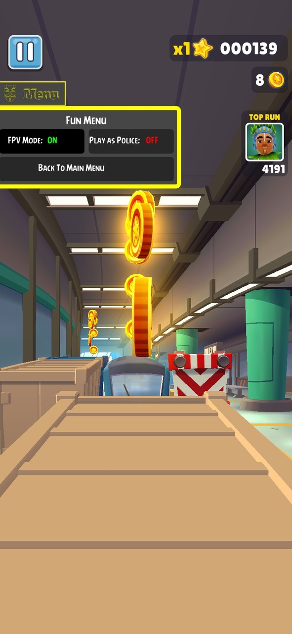 Subway Surfers<span>(Fun Menu)</span> screenshot image 3_funmod.online