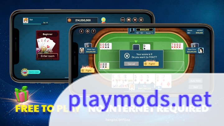 TongitsOffline<span>(Ad-free and rewarded)</span> screenshot image 5_funmod.online