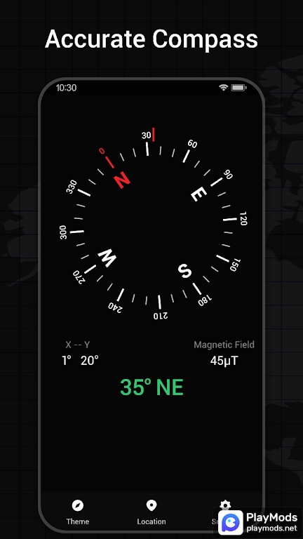 Compass App: Direction Compass screenshot image 2_funmod.online