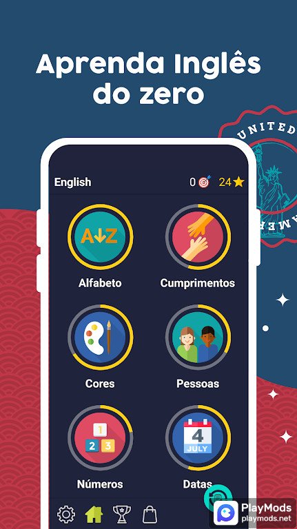 Aprender inglês - Iniciantes screenshot image 3_funmod.online