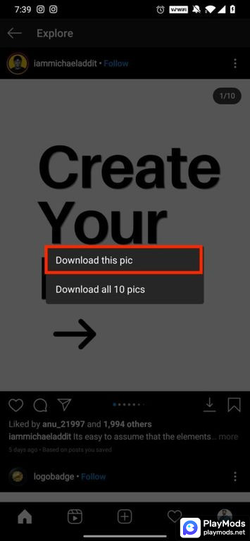 InstaPro screenshot image 3_funmod.online