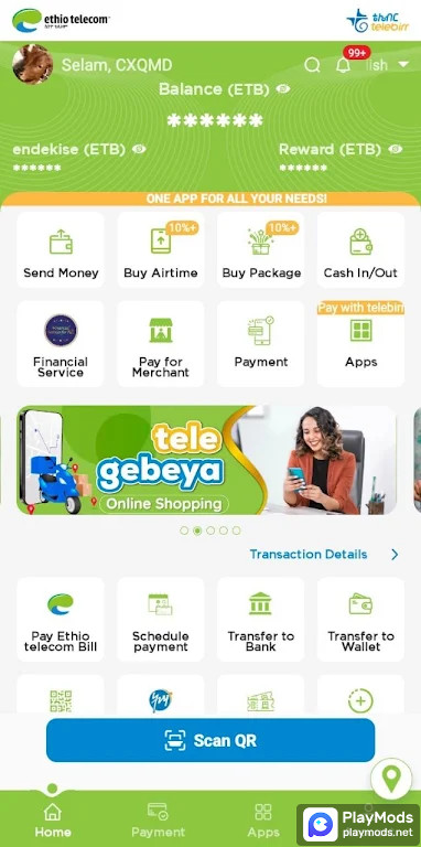 telebirr screenshot image 1_funmod.online