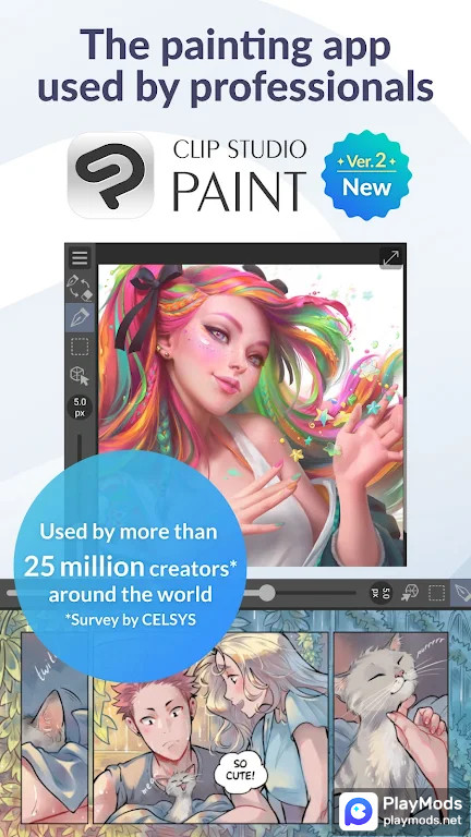 Clip Studio Paint screenshot image 1_funmod.online