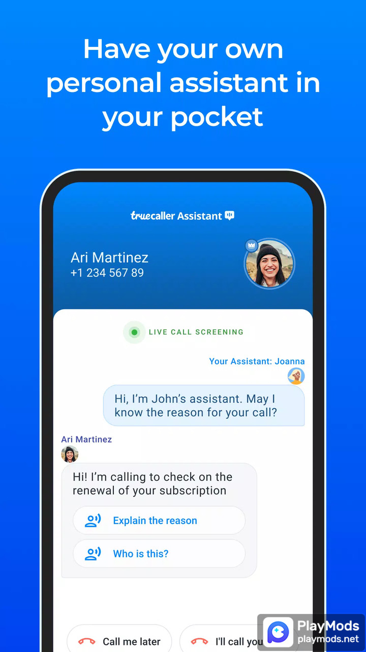 Truecaller Caller ID & Block screenshot image 3_funmod.online