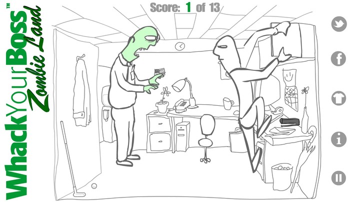 Whack Your Boss ~ Zombie Land screenshot image 1_funmod.online