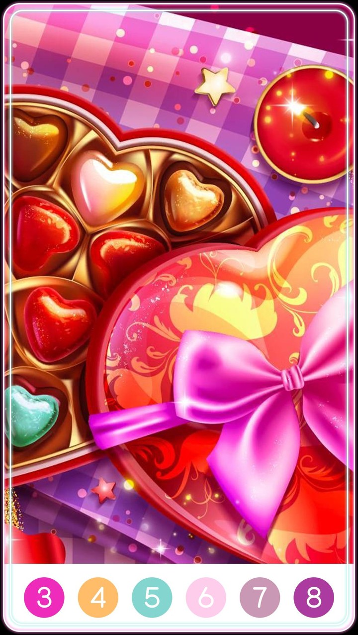 Candy Color by Number screenshot image 5_funmod.online