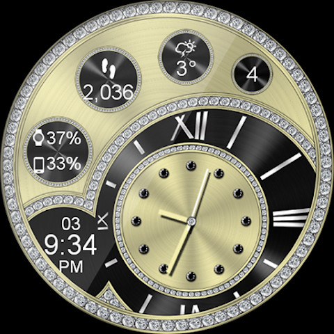 Diamond Ritz HD Watch Face screenshot image 11_funmod.online