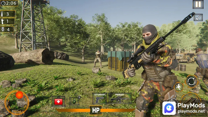 Modern Commando 3D: Army Games<span>(God mode)</span> screenshot image 4_funmod.online