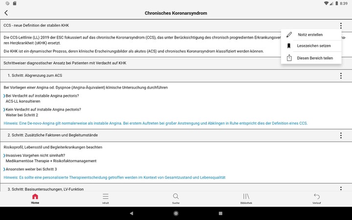 DGK Pocket-Leitlinien screenshot image 13_funmod.online