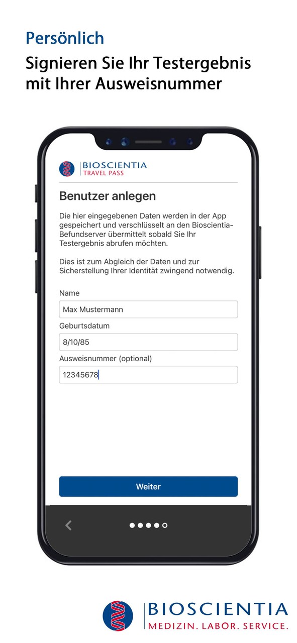 Bioscientia Travel Pass screenshot image 1_funmod.online