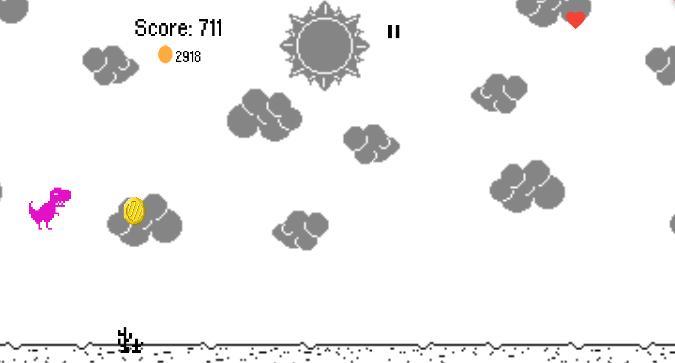 T-Rex Runner: Dino Jumping Run screenshot image 3_funmod.online