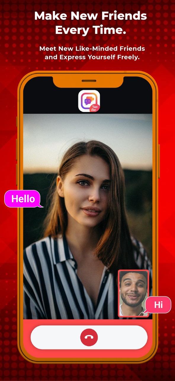 Face Live - Video Dating App screenshot image 2_Popularmodapk.com