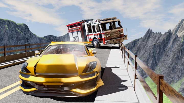 Mega Car Crash Simulator screenshot image 5_funmod.online