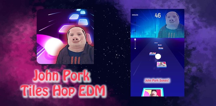 John Pork Tiles Hop screenshot image 5_funmod.online