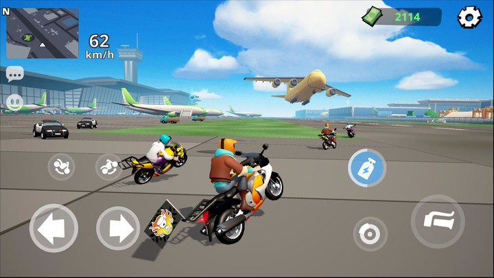 Moto City: Mad Bike Delivery screenshot image 4_funmod.online