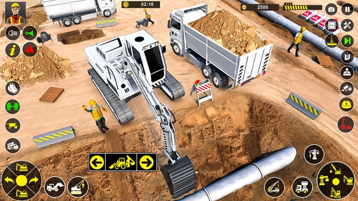 Grand Snow Excavator Simulator screenshot image 2_funmod.online