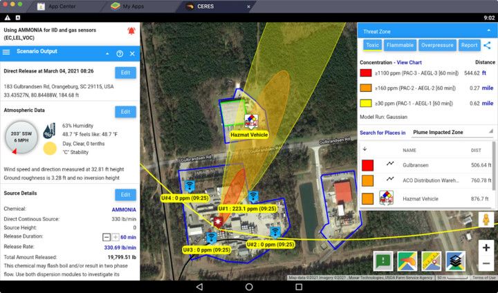 CERES (Chemical Emergency Response E-Service) screenshot image 4_funmod.online