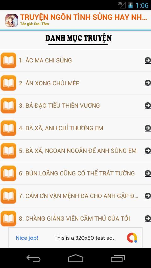 Truyện Ngôn Tình Sủng Offline screenshot image 2_funmod.online