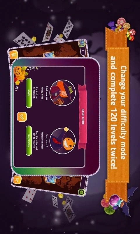 Solitaire Halloween Story(Unlimited Money) screenshot image 1_funmod.online