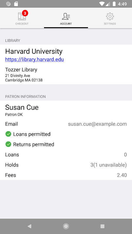 Harvard Library Checkout screenshot image 4_funmod.online