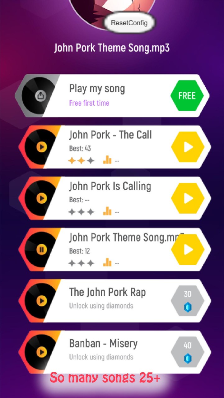 John Pork Tiles Hop screenshot image 2_funmod.online