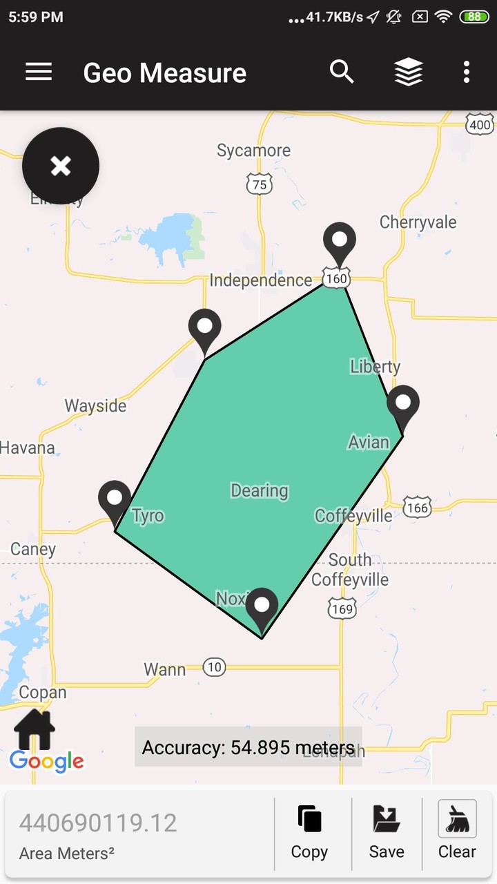 Geo Measure Area calculator screenshot image 10_funmod.online