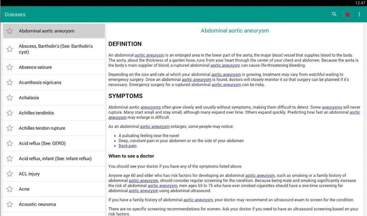 Diseases Dictionary & Treatments Offline screenshot image 12_funmod.online