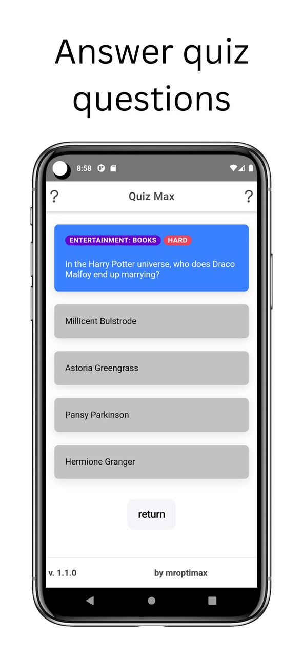 Quiz Max screenshot image 3_funmod.online