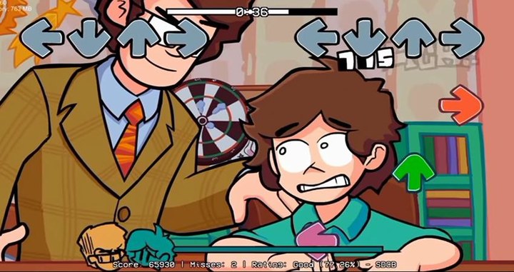 Дим Димыч хочешьпокажу FNF Mod screenshot image 3_funmod.online