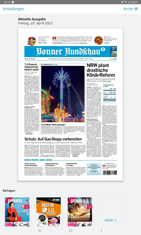 Kölnische Rundschau E-Paper screenshot image 6_funmod.online