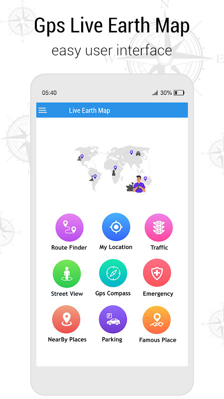 Street View GPS Live Earth Map screenshot image 1_funmod.online