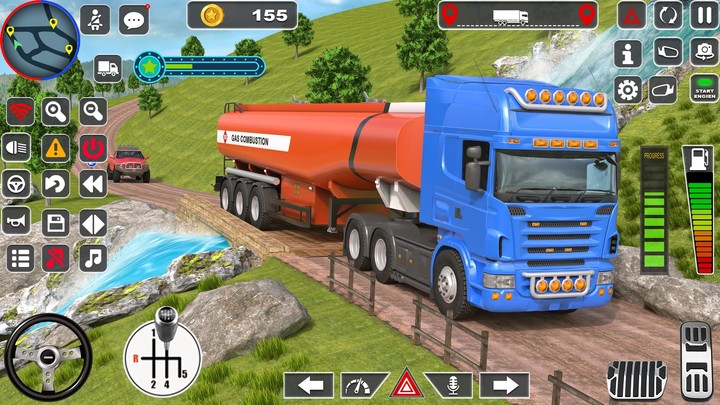 Oil Tanker Truck Driving Games screenshot image 2_funmod.online