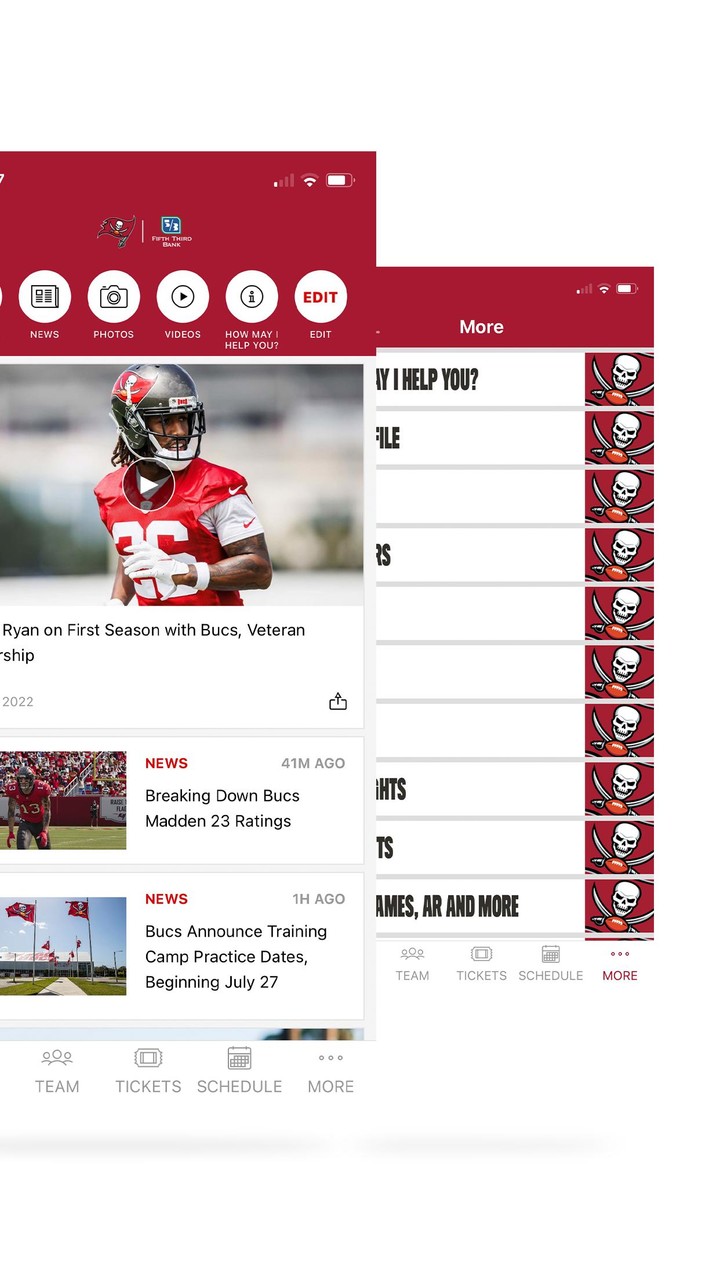 Tampa Bay Buccaneers Mobile screenshot image 3_funmod.online