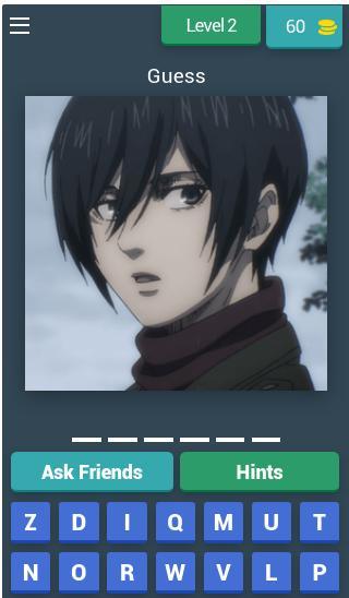 Attack on Titan: Quiz screenshot image 3_funmod.online