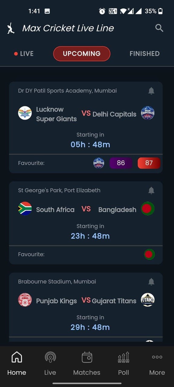 Max Cricket Live Line screenshot image 2_funmod.online