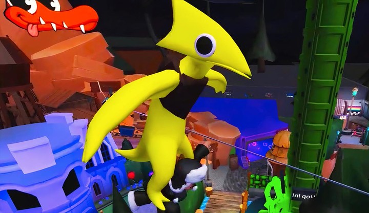 Rainbow Friends Yellow Cyan 2 screenshot image 2_funmod.online