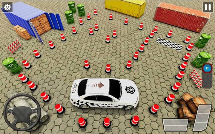Police Car Parking Simulator screenshot image 3_funmod.online