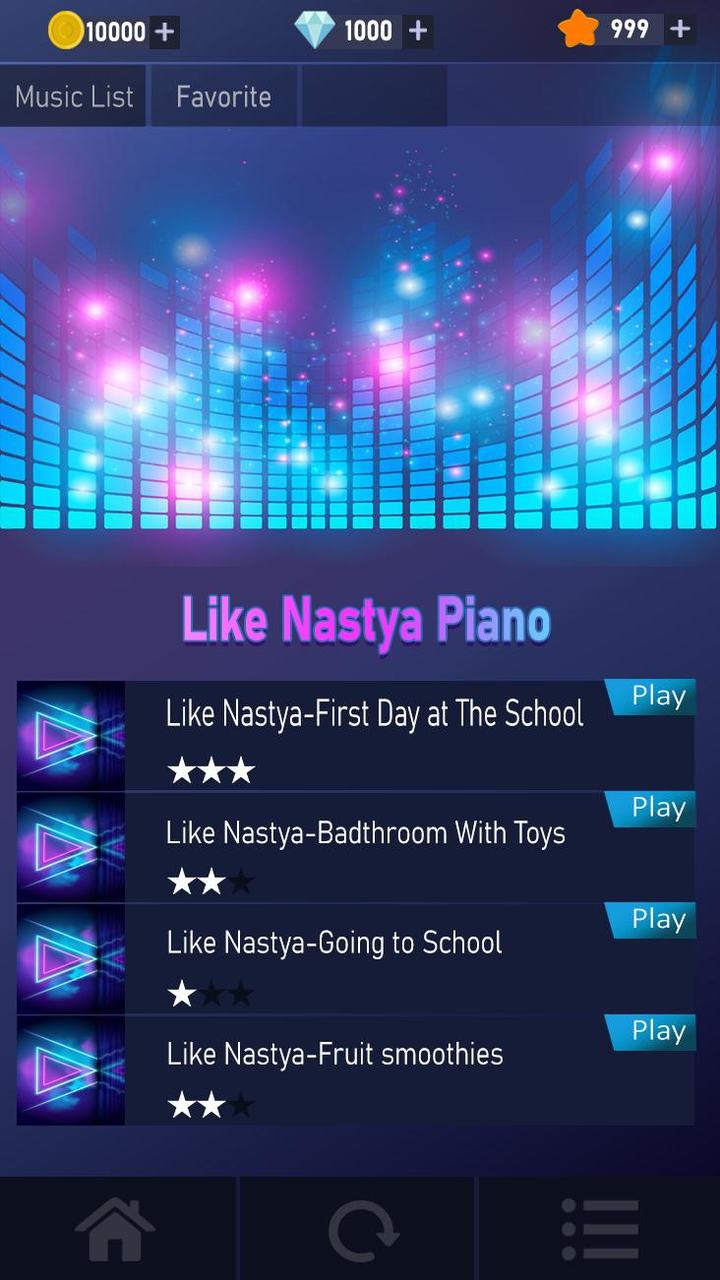 Like Nastya Piano tiles screenshot image 1_Popularmodapk.com