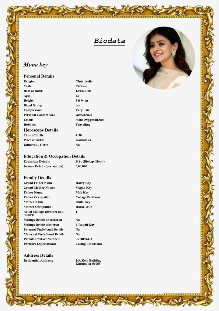 Marriage Biodata Maker screenshot image 6_funmod.online