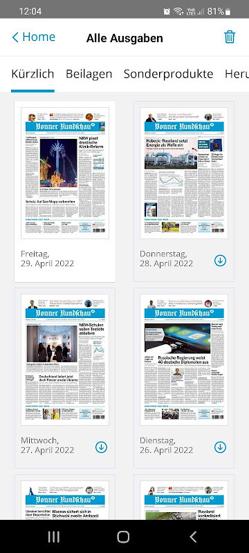 Kölnische Rundschau E-Paper screenshot image 7_funmod.online