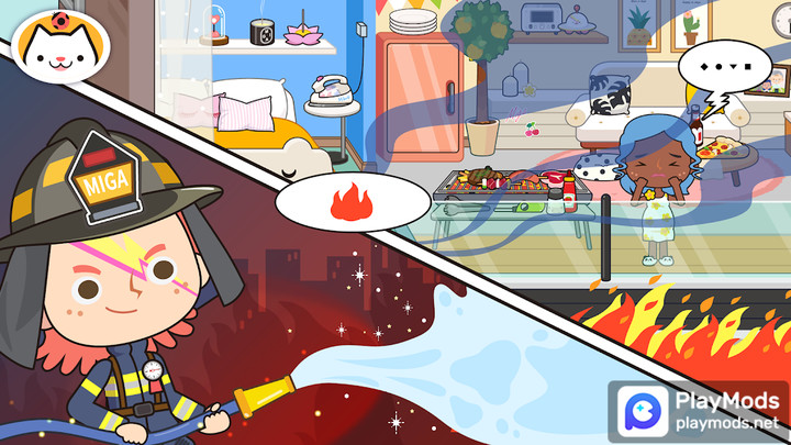 Miga Town: My Fire Station<span>(Unlock all maps)</span> screenshot image 4_funmod.online