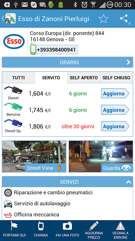 Prezzi Benzina - Gas prices screenshot image 6_funmod.online