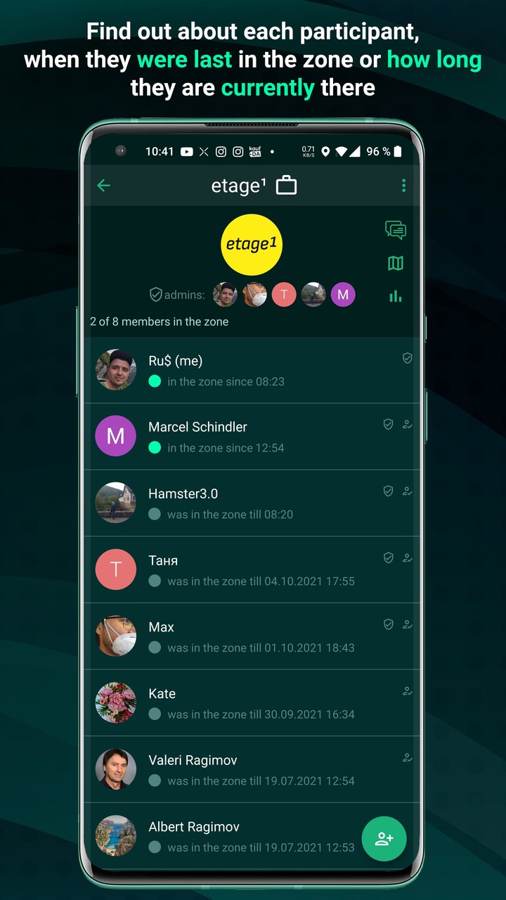 AT-ZONE. Geofence sharing screenshot image 5_funmod.online