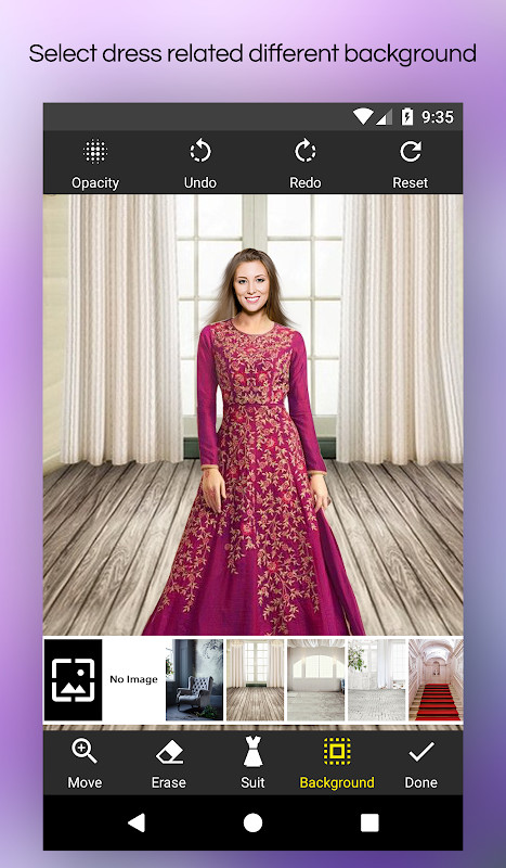 Woman salwar kameez editor screenshot image 2_funmod.online