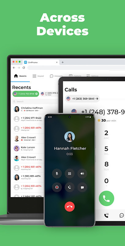 OnPhone - Second Phone Number screenshot image 19_funmod.online