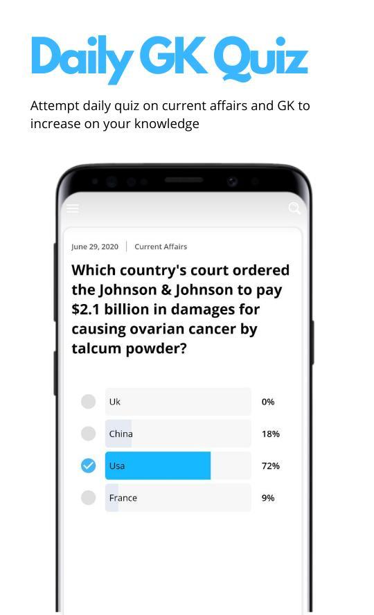 Newsly: Short News, Current Affairs & GK Quiz screenshot image 6_funmod.online