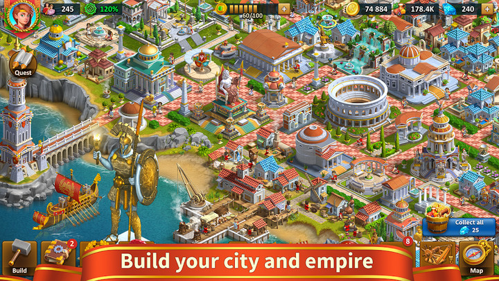 Rise of the Roman Empire: Grow, Build your Kingdom(Mod) screenshot image 1_funmod.online